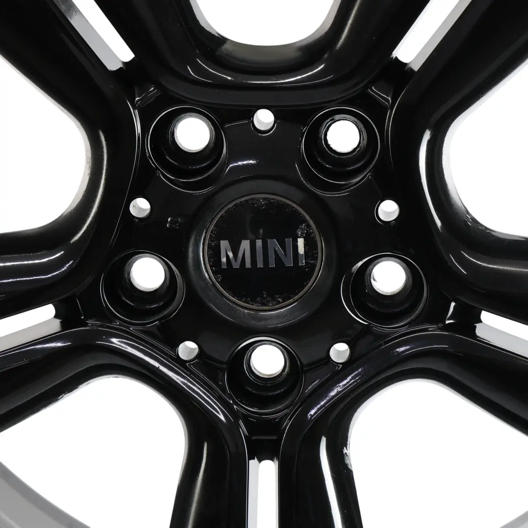 Llanta de aleación negra 18" 7,5J ET:52 5-Star Doble Radio 127 para Mini R60 R61 con número de pieza 9803727 Mini R60 R61 Llanta de aleación negra 18" 7,5J ET:52 5-Star Doble Radio 127 - SKU 9803727-3 - Número de pieza 9803727