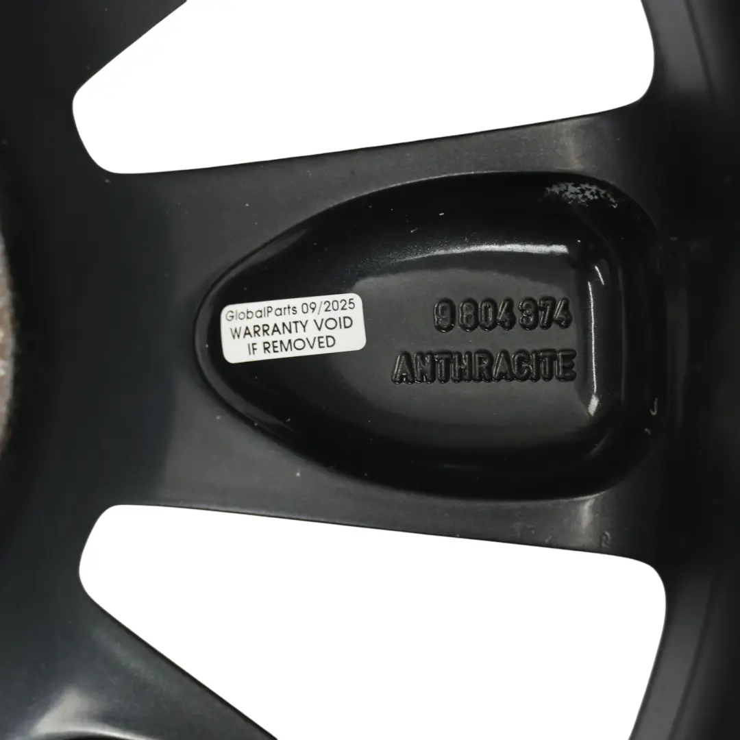 Mini Cooper One R60 R61 Wheel Alloy Rim Black 18" ET:52 7,5J Turbo Fan 126 - SKU 9804374-1 - Part number 9804374