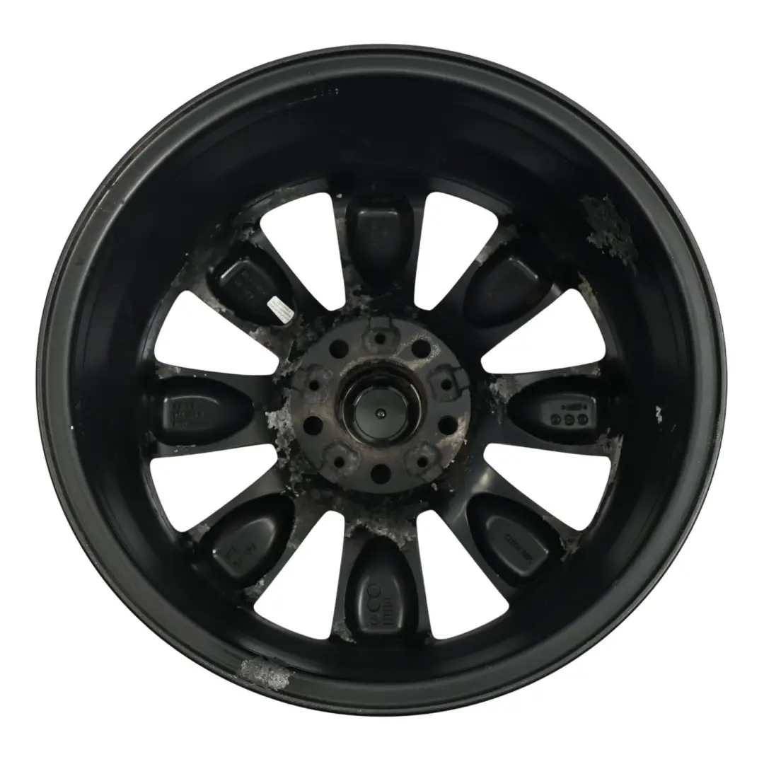 Alloy Rim 18" 7,5J ET:52 Turbo Fan 126 to Mini Cooper One R60 R61 Wheel with Part number 9804374 Mini Cooper One R60 R61 Wheel Alloy Rim 18" 7,5J ET:52 Turbo Fan 126 - SKU 9804374-3 - Part number 9804374