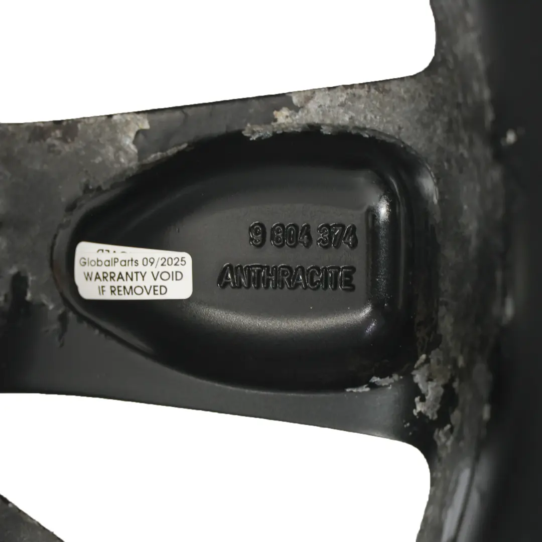 Alloy Rim 18" 7,5J ET:52 Turbo Fan 126 to Mini Cooper One R60 R61 Wheel with Part number 9804374 Mini Cooper One R60 R61 Wheel Alloy Rim 18" 7,5J ET:52 Turbo Fan 126 - SKU 9804374-3 - Part number 9804374