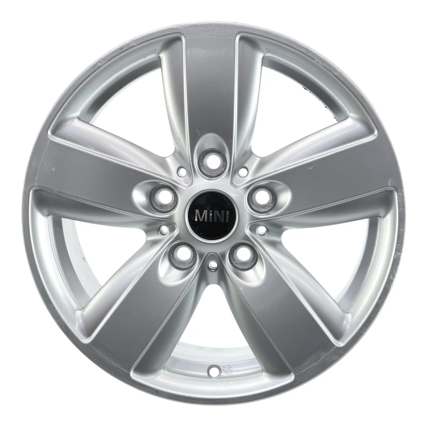 Mini R60 R61 Jante argentée alliage 16" 6,5J ET:46 5 Star Air Spoke 140 9811729