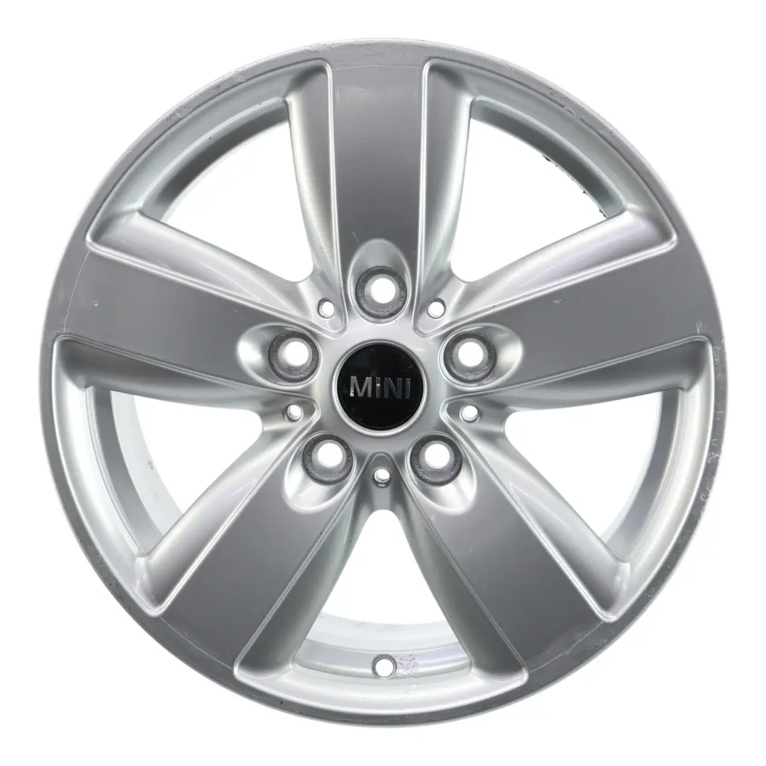 Mini R60 Silberne Leichtmetallfelge 16" 6,5J ET:46 5 Star Air Spoke 140 - SKU 9811729-1 - Teilenummer 9811729