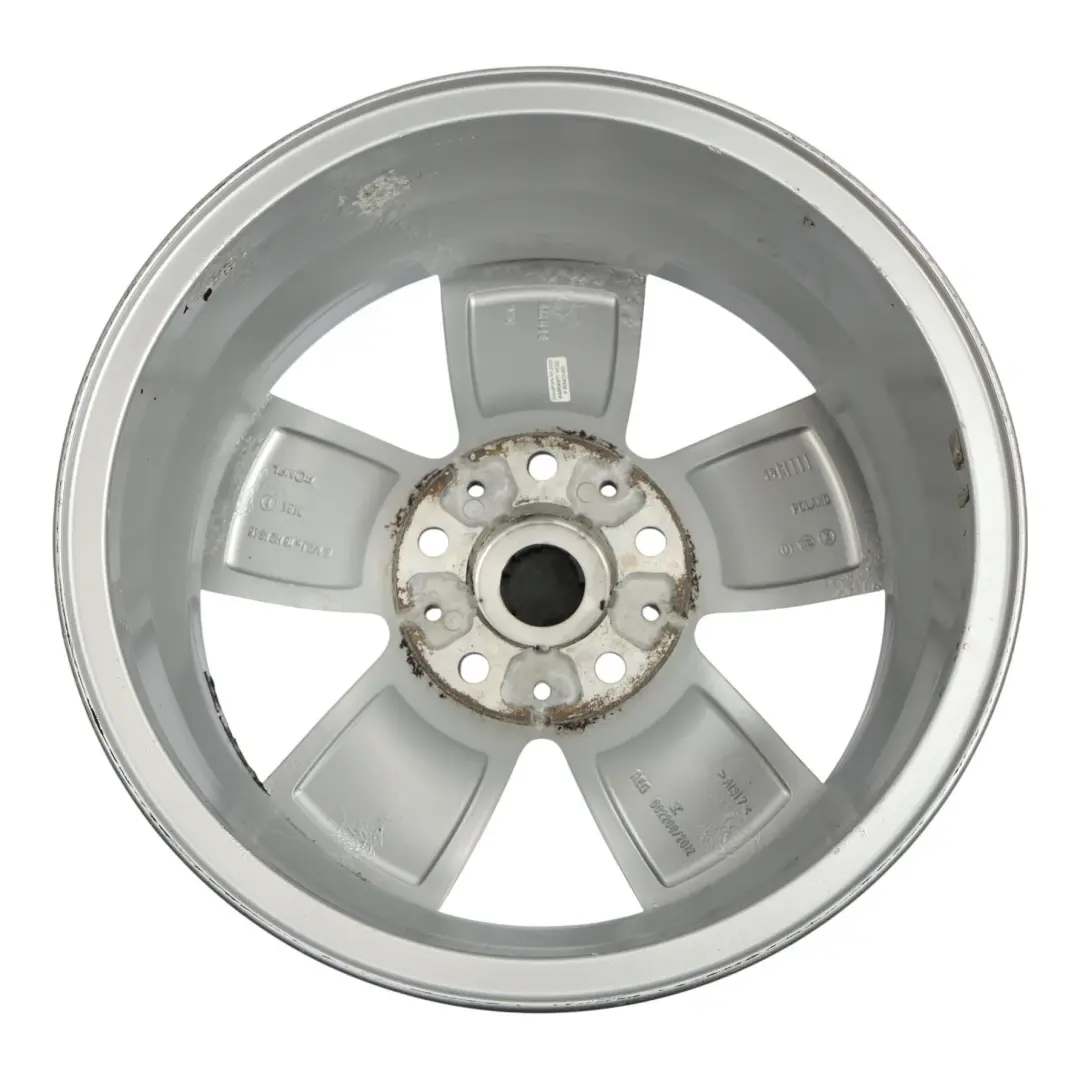 Silberne Leichtmetallfelge 16" 6,5J ET:46 5 Star Air Spoke 140 für Mini R60 mit Teilenummer 9811729 Mini R60 Silberne Leichtmetallfelge 16" 6,5J ET:46 5 Star Air Spoke 140 - SKU 9811729-1 - Teilenummer 9811729