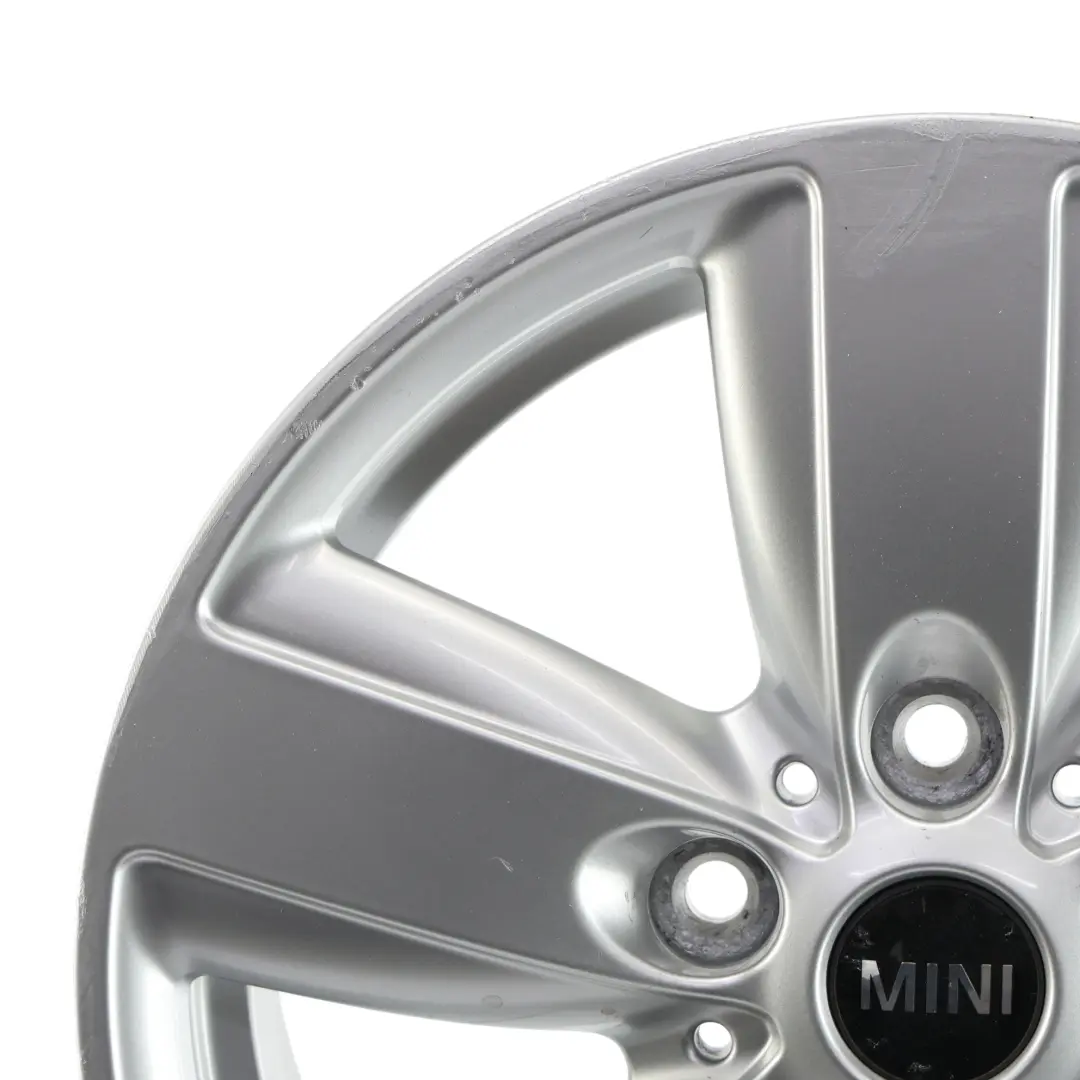 Mini R60 R61 Jante argentée alliage 16" 6,5J ET:46 5 Star Air Spoke 140 - SKU 9811729-2 - Numéro de pièce 9811729