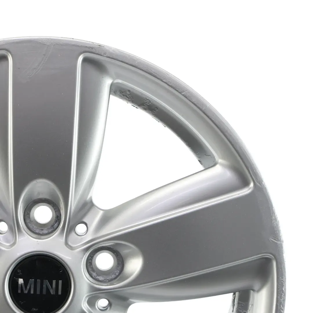 Mini R60 R61 Jante argentée alliage 16" 6,5J ET:46 5 Star Air Spoke 140 - SKU 9811729-2 - Numéro de pièce 9811729