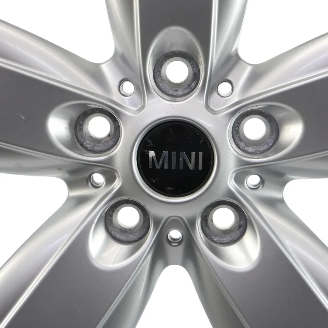 Alloy Rim 16" 6,5J ET:46 5 Star Air Spoke 140 to Mini R60 R61 Silver Wheel with Part number 9811729 Mini R60 R61 Silver Wheel Alloy Rim 16" 6,5J ET:46 5 Star Air Spoke 140 - SKU 9811729-2 - Part number 9811729