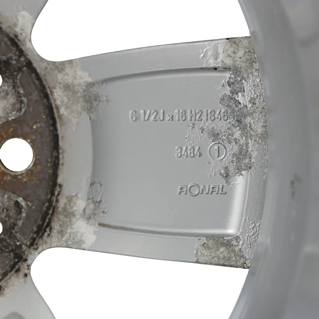 Alloy Rim 16" 6,5J ET:46 5 Star Air Spoke 140 to Mini R60 R61 Silver Wheel with Part number 9811729 Mini R60 R61 Silver Wheel Alloy Rim 16" 6,5J ET:46 5 Star Air Spoke 140 - SKU 9811729-3 - Part number 9811729