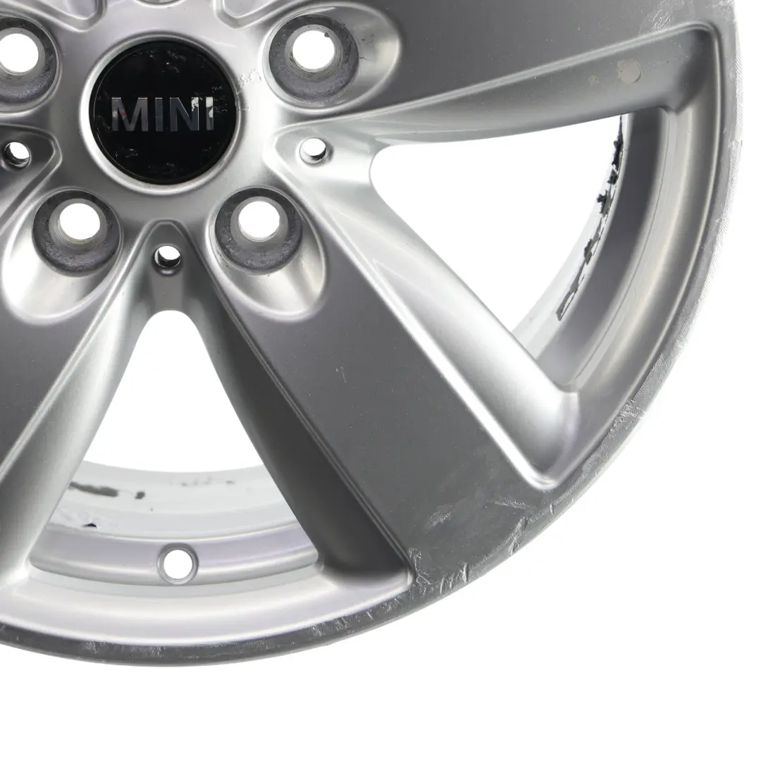 Mini R60 R61 Silver Wheel Alloy Rim 16" 6,5J ET:46 5 Star Air Spoke 140 - SKU 9811729-3 - Part number 9811729