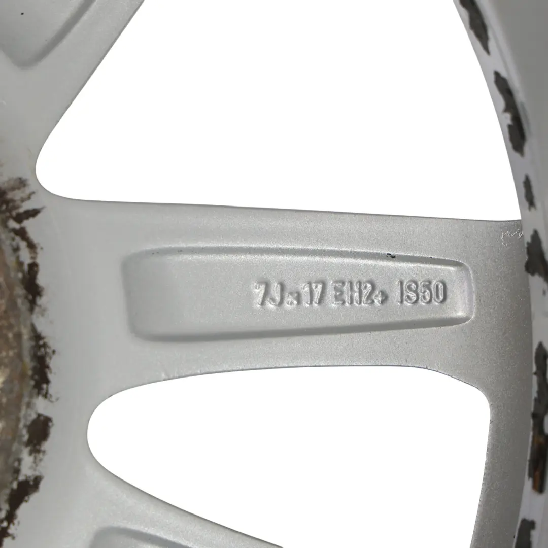 Mini R60 R61 Silver Cerchio In Lega 17" 7J Et:50 Triangle Spoke 141 - SKU 9811730-2 - Numero di parte 9811730