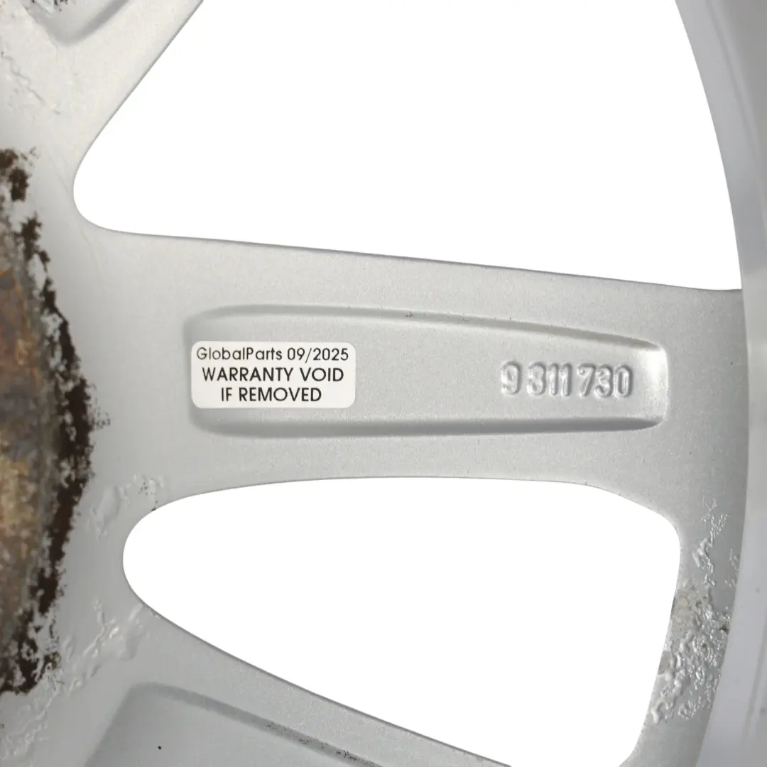 Mini R60 R61 Argent Jante En Alliage 17" 7J ET:50 Rayon Triangle 141 - SKU 9811730-2 - Numéro de pièce 9811730