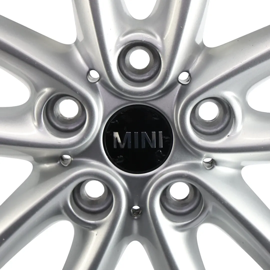 Mini R60 R61 Silber Alufelge Alu Felge 17" 7J ET:50 5-Star Triangle Spoke 141 - SKU 9811730-2 - Teilenummer 9811730