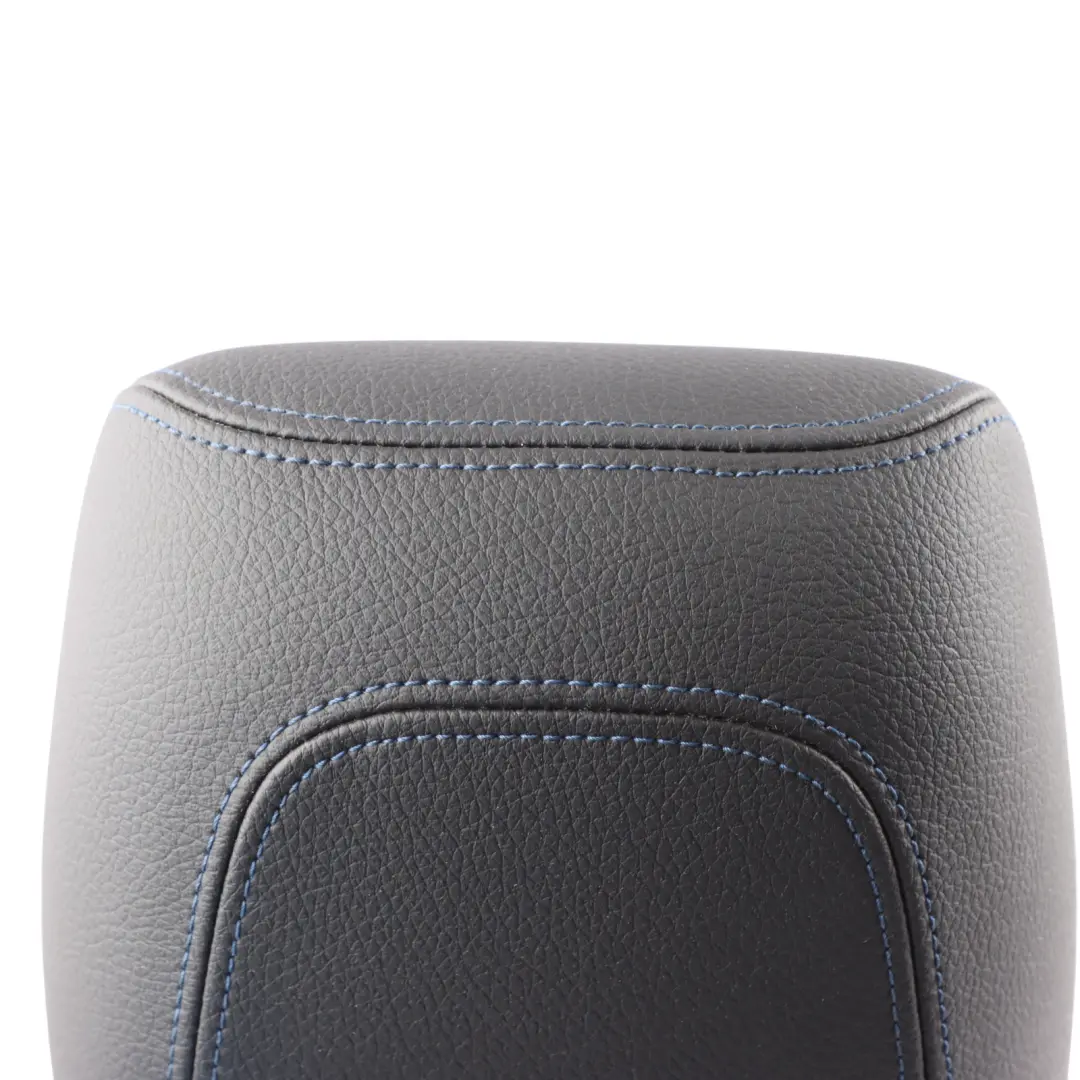 Front Seat Headrest Black Leather Blue Stitching Left Right N/O/S to BMW F40 F44 with Part number 9870871 BMW F40 F44 Front Seat Headrest Black Leather Blue Stitching Left Right N/O/S - SKU 9870871 - Part number 9870871