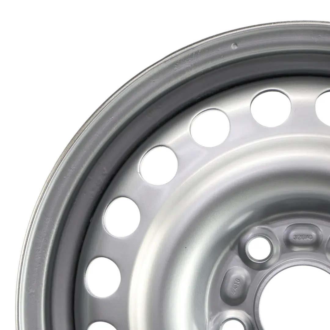 Ford Transit Connect Silver Wheel Rim Steel 15" 6J ET:32.5 5048529 - SKU 9T16-1007-BA - Part number 9T16-1007-BA