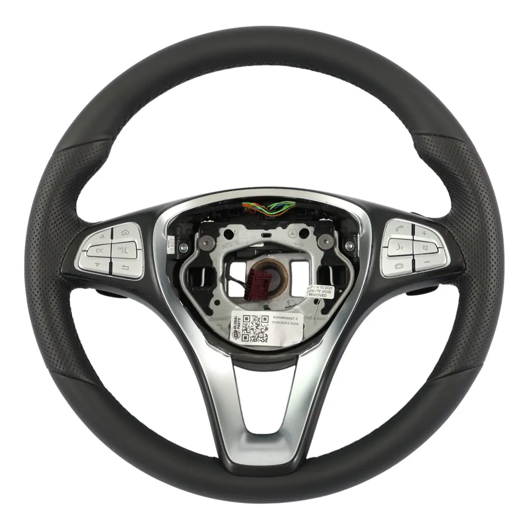 Mercedes W205 C253 Lenkrad NEU Schwarzes Leder Multifunktions Schaltwippe - SKU A0004600507-3 - Teilenummer A0004600507