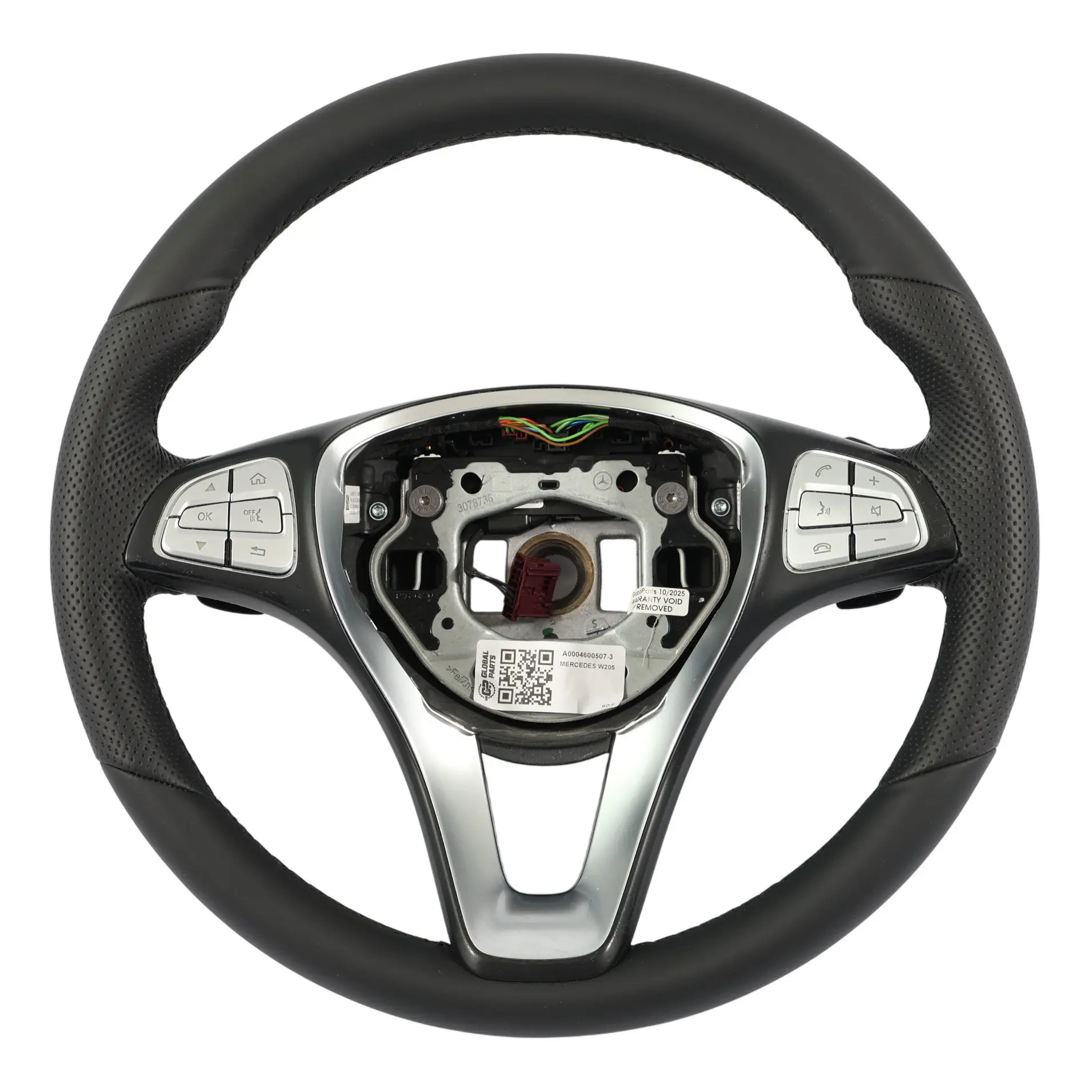 Mercedes W205 C253 Volante NUOVO In Pelle Nera Multifunzione Cambio al Volante