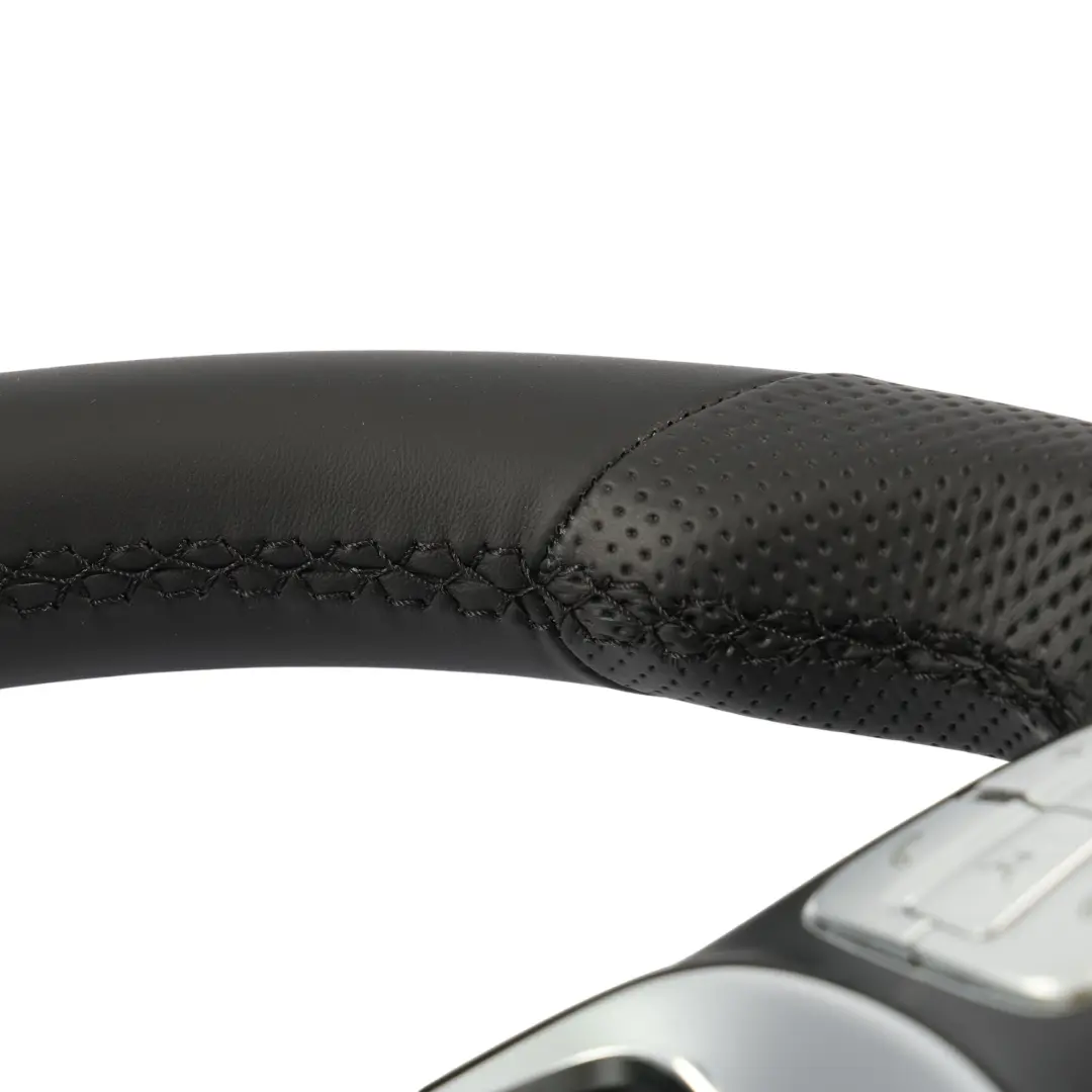 Mercedes W205 C253 Volante NUOVO In Pelle Nera Multifunzione Cambio al Volante - SKU A0004600507-3 - Numero di parte A0004600507