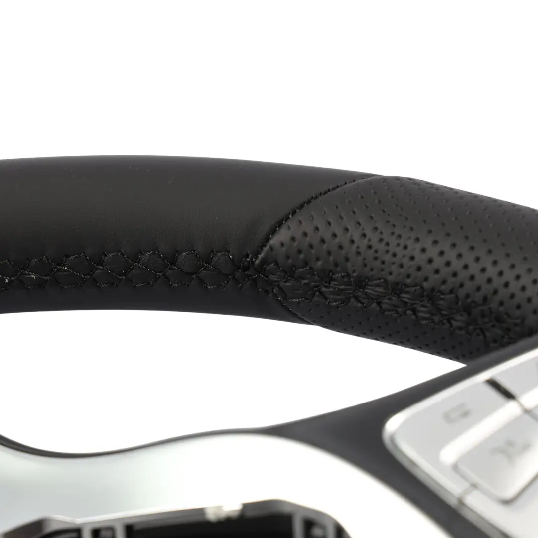 Mercedes W205 C253 Lenkrad NEU Schwarzes Leder Multifunktions Schaltwippe - SKU A0004600507-3 - Teilenummer A0004600507