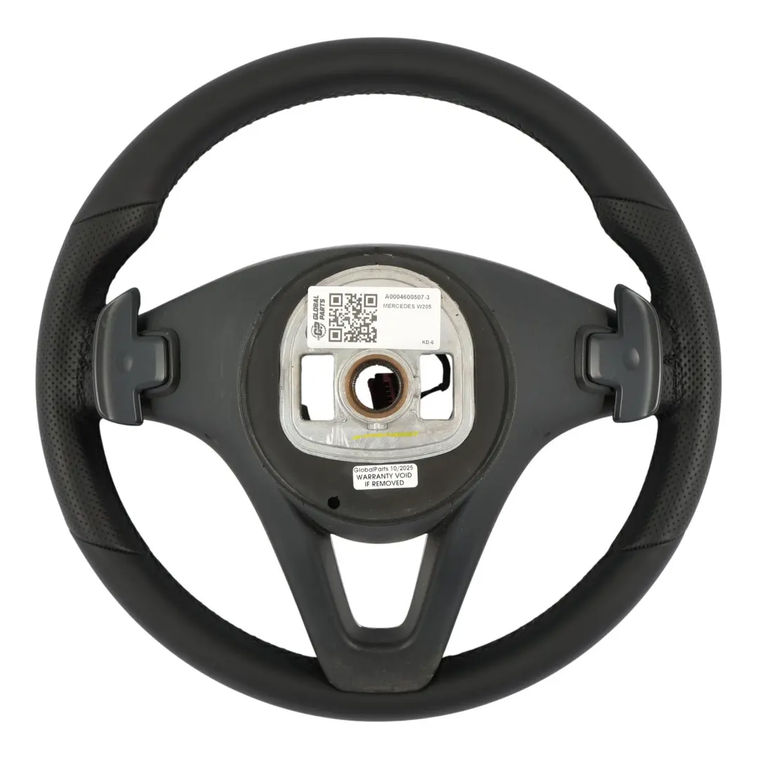 Mercedes W205 C253 Lenkrad NEU Schwarzes Leder Multifunktions Schaltwippe - SKU A0004600507-3 - Teilenummer A0004600507