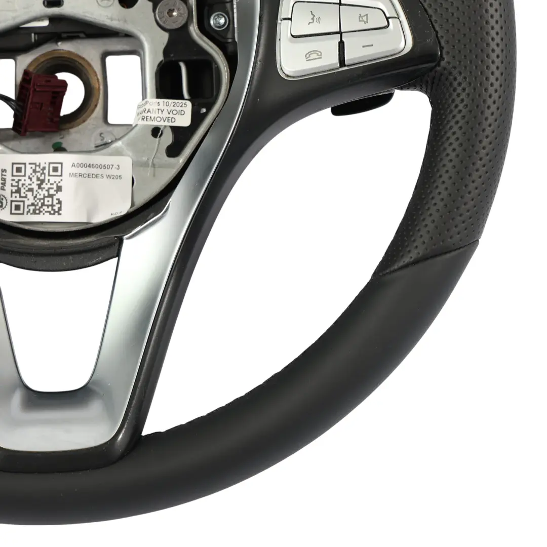 Mercedes W205 C253 Lenkrad NEU Schwarzes Leder Multifunktions Schaltwippe - SKU A0004600507-3 - Teilenummer A0004600507