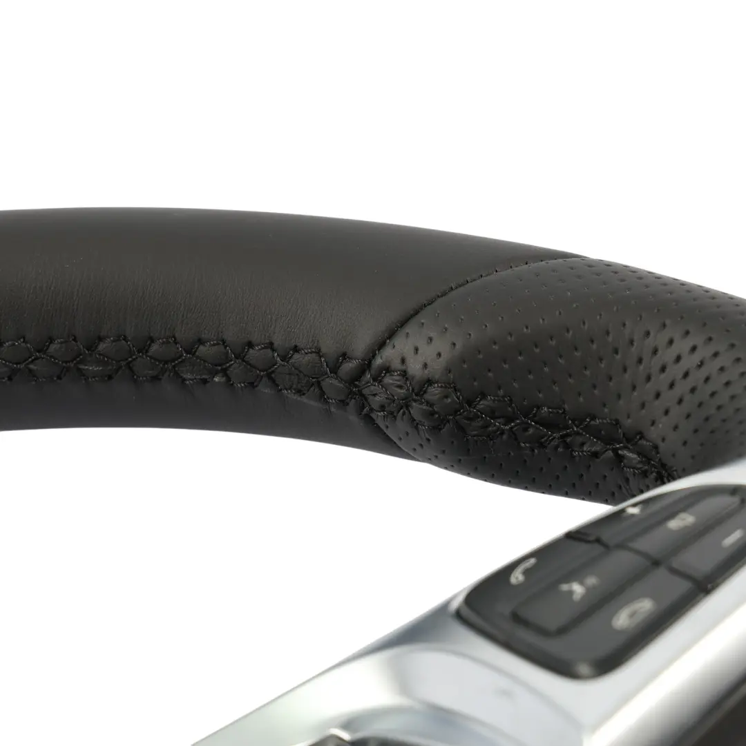 Mercedes W176 W117 W218 C218 W246 NEW Black Leather Steering Wheel Paddle Shift - SKU A0004604103-2 - Part number A0004604103