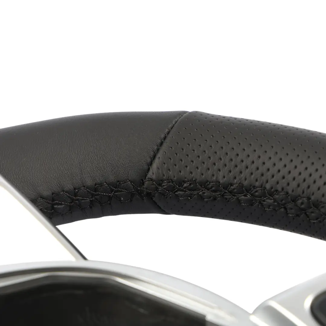 Mercedes W176 W117 W218 C218 W246 NEW Black Leather Steering Wheel Paddle Shift - SKU A0004604103-2 - Part number A0004604103