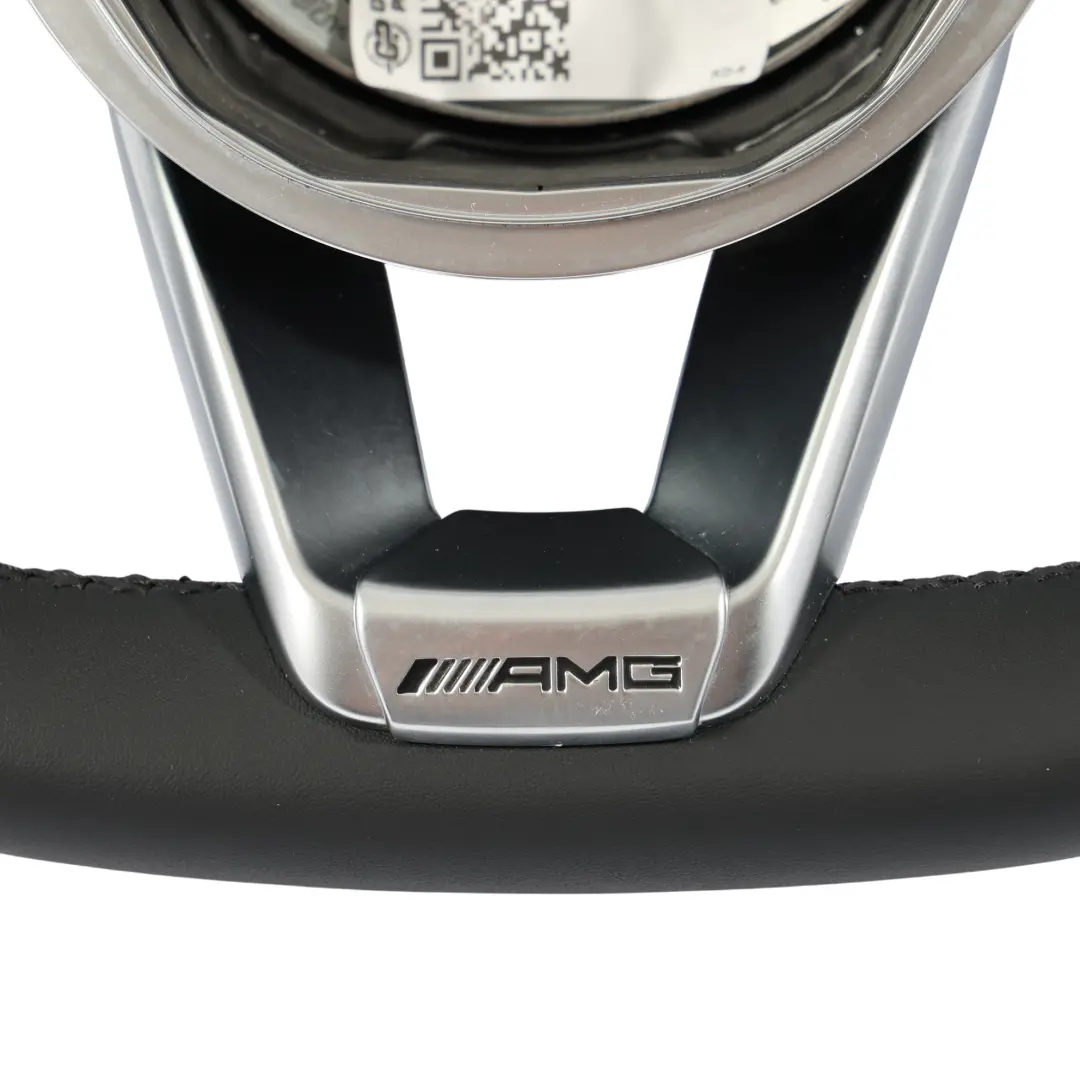 Mercedes W176 W117 W218 C218 W246 NEW Black Leather Steering Wheel Paddle Shift - SKU A0004604103-2 - Part number A0004604103