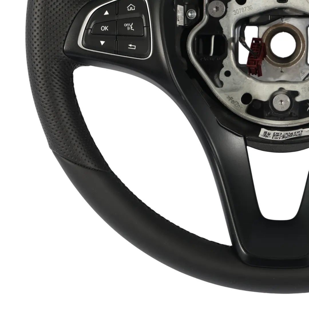 Mercedes W205 Steering Wheel NEW Black Leather Multifunction Paddle Shift - SKU A0004605003-1 - Part number A0004605003