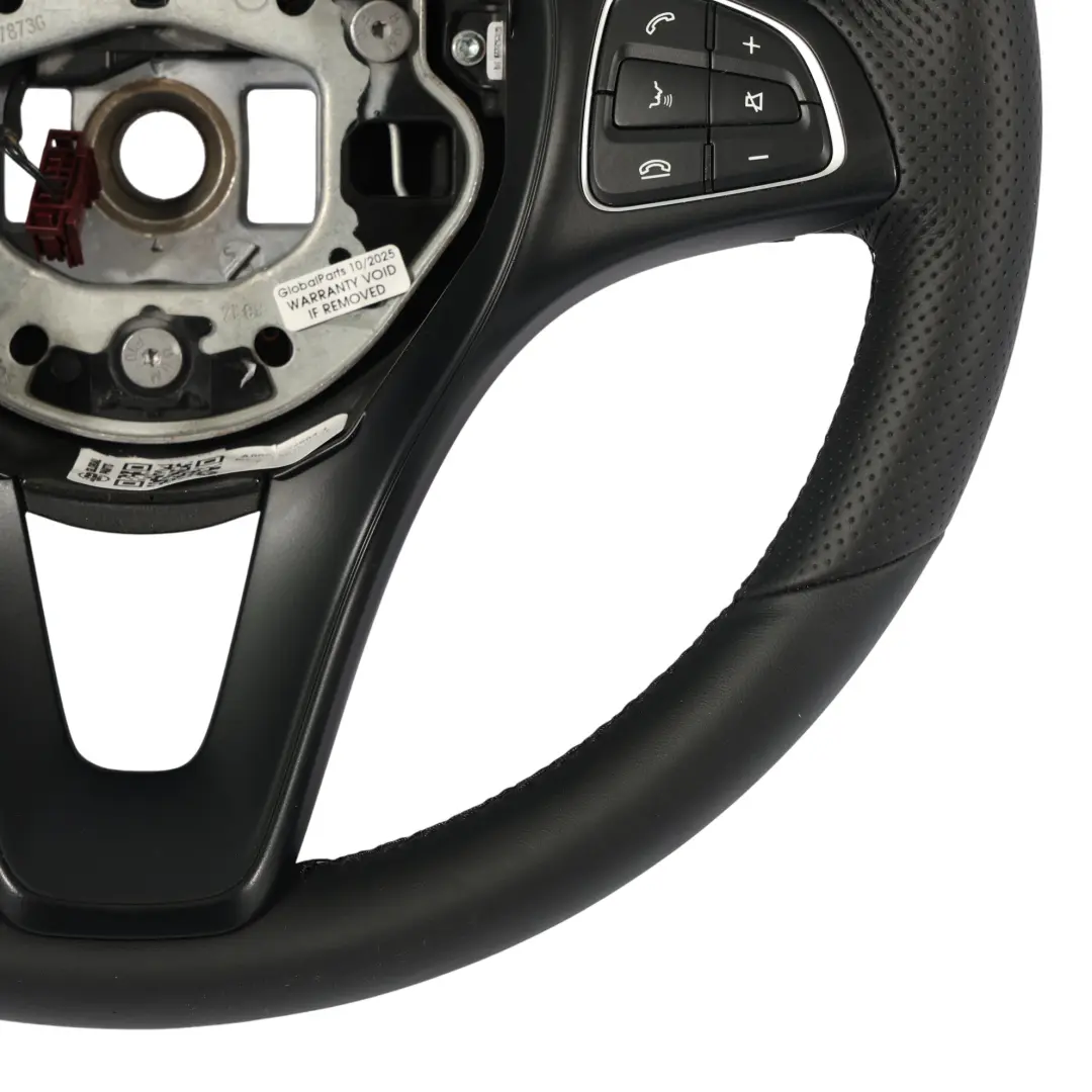 Volante Mercedes W205 NUEVO Cuero Negro Multifunción Palanca de Cambio - SKU A0004605003-1 - Número de pieza A0004605003