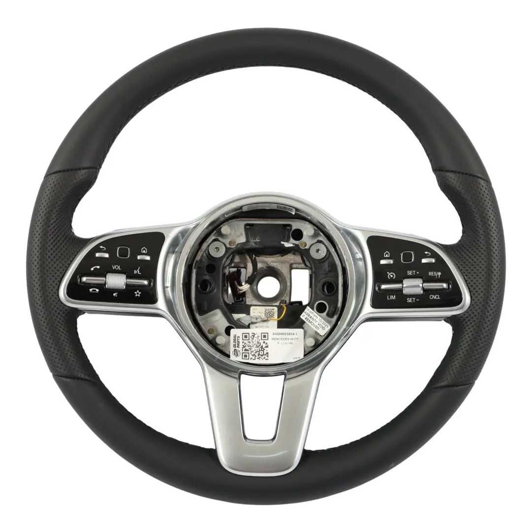  Volant Mercedes C118 W177 NOUVEAU Cuir Noir Palettes Changement Vitesse - SKU A0004605804-1 - Numéro de pièce A0004605804