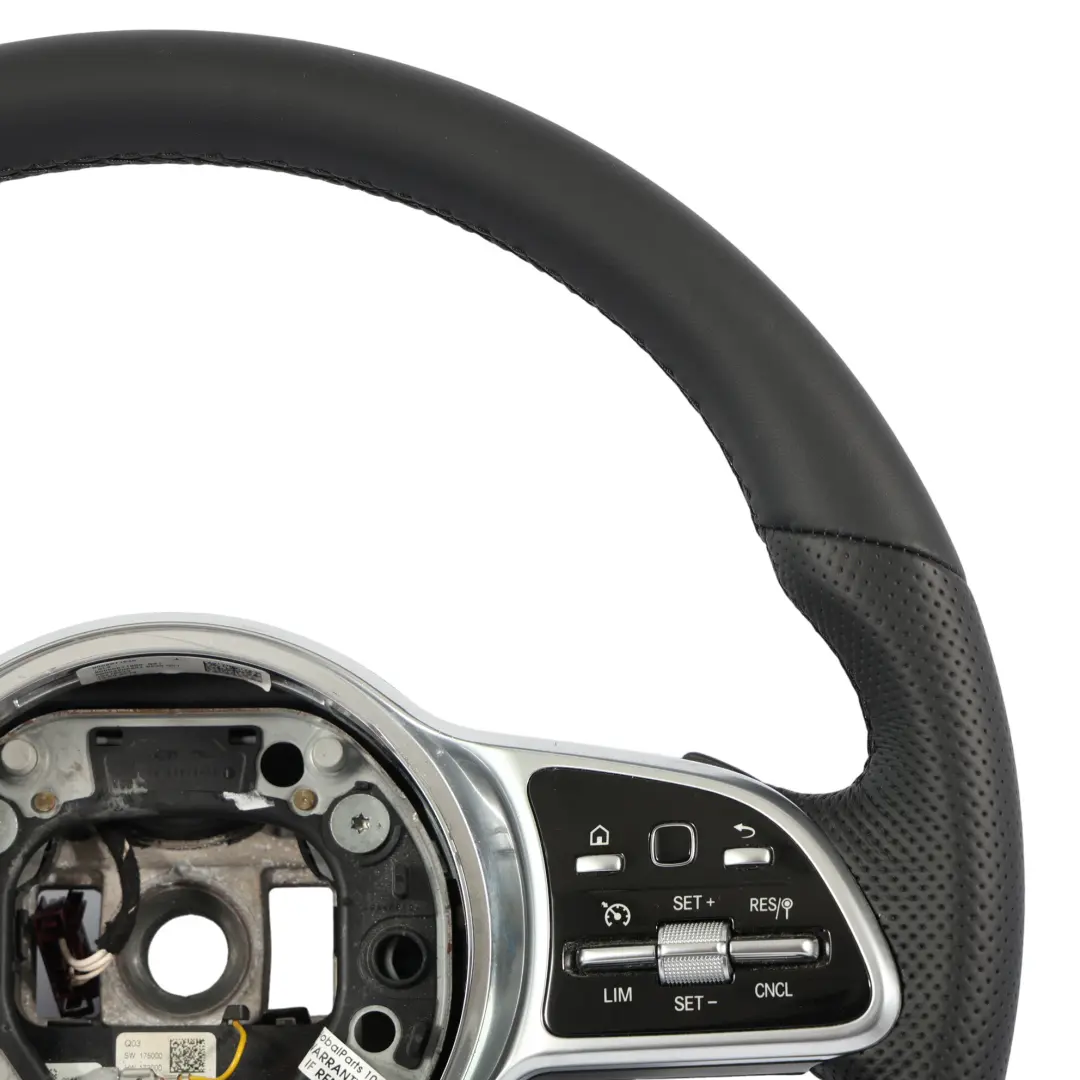 NUOVO Pelle Nera Multifunzione Cambio al Volante per Volante Mercedes C118 W177 con numero di parte A0004605804 Volante Mercedes C118 W177 NUOVO Pelle Nera Multifunzione Cambio al Volante - SKU A0004605804-1 - Numero di parte A0004605804