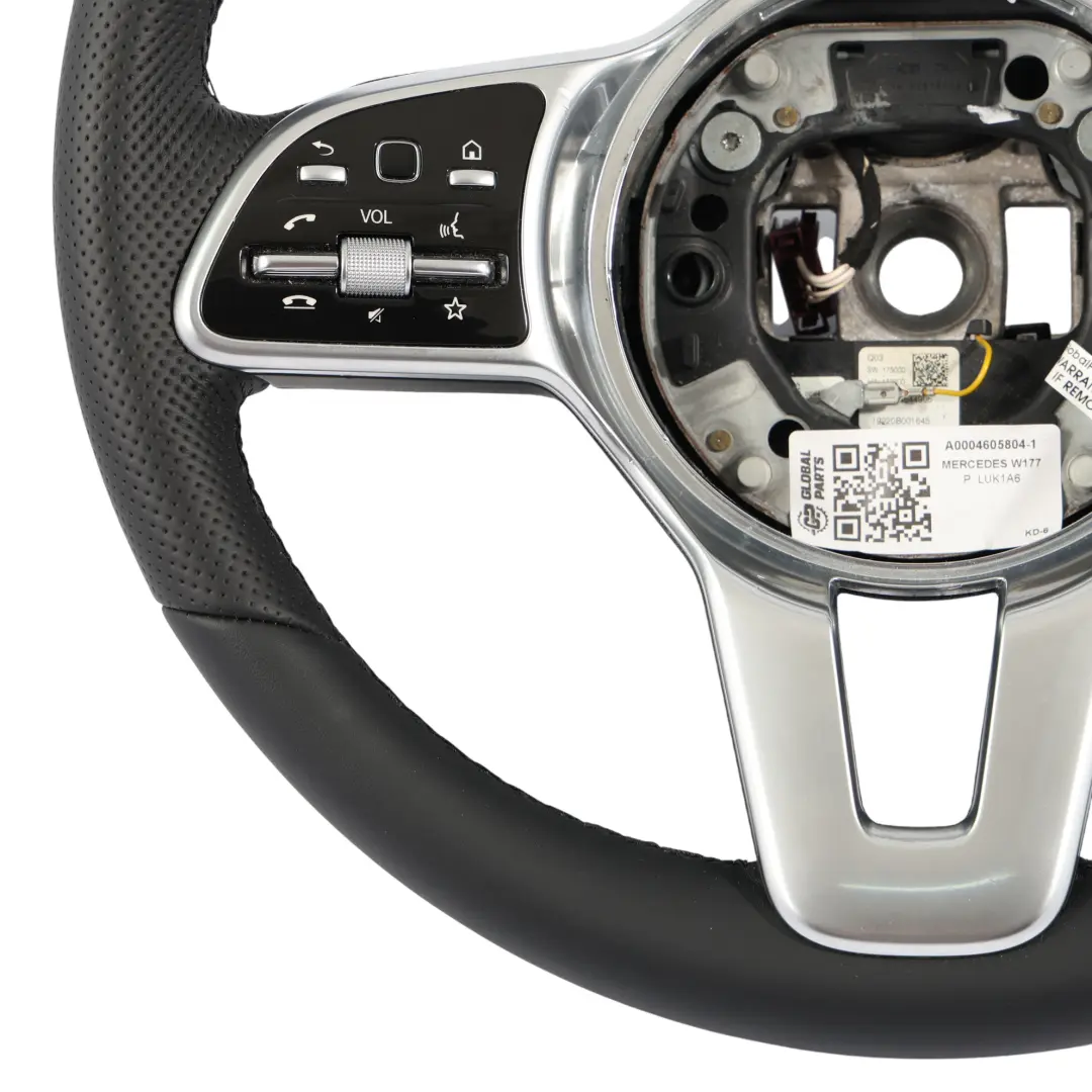 Volant Mercedes C118 W177 NOUVEAU Cuir Noir Palettes Changement Vitesse pour à propos du numéro de pièce A0004605804 Volant Mercedes C118 W177 NOUVEAU Cuir Noir Palettes Changement Vitesse - SKU A0004605804-1 - Numéro de pièce A0004605804