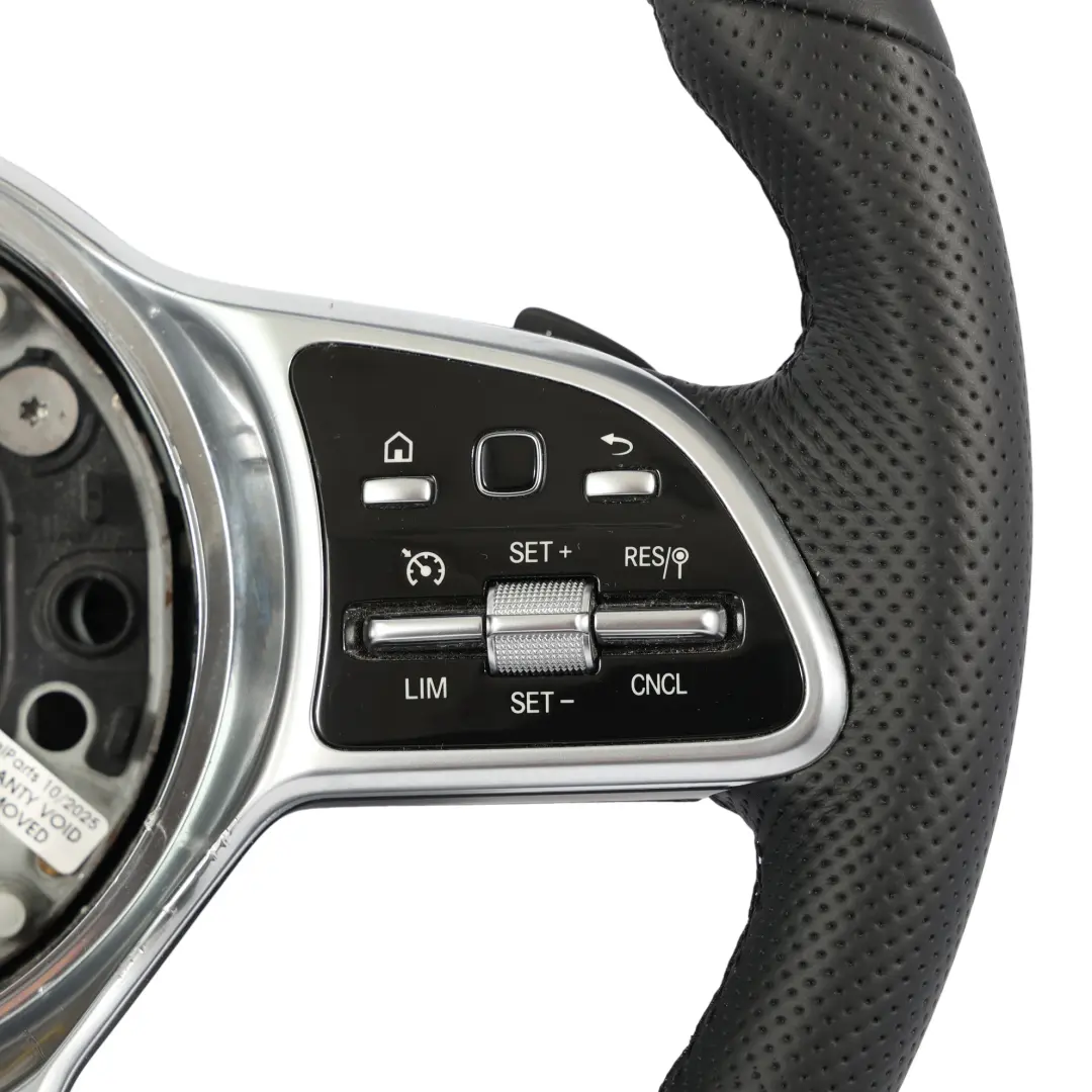 Kierownica NOWA Czarna Skóra Łopatki Multifunkcja do Mercedes C118 W177 o numerze A0004605804 Mercedes C118 W177 Kierownica NOWA Czarna Skóra Łopatki Multifunkcja - SKU A0004605804-1 - Numer Części A0004605804