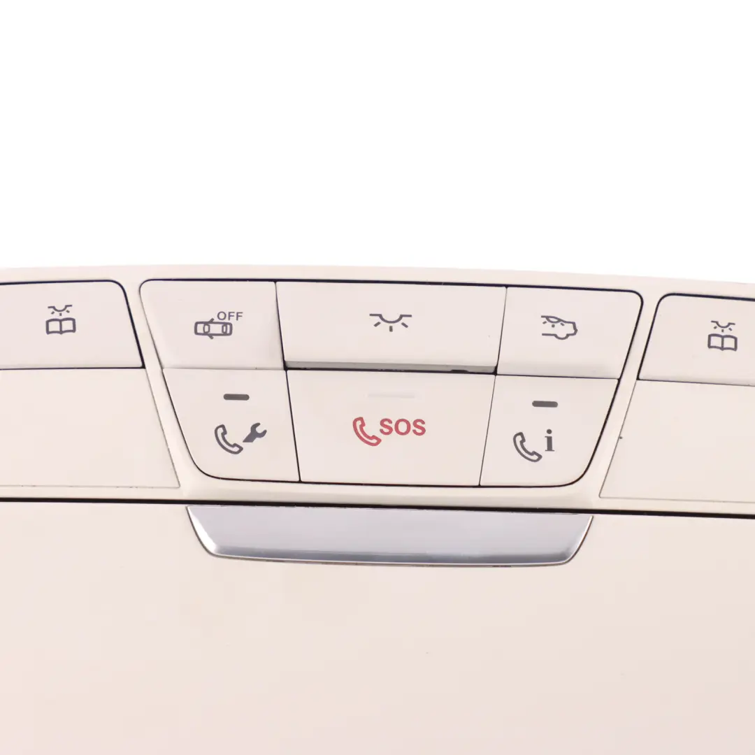 Interior Roof Headliner Reading Courtesy Light Greige to Mercedes W205 with Part number A0009002507 Mercedes W205 Interior Roof Headliner Reading Courtesy Light Greige - SKU A0009002507 - Part number A0009002507