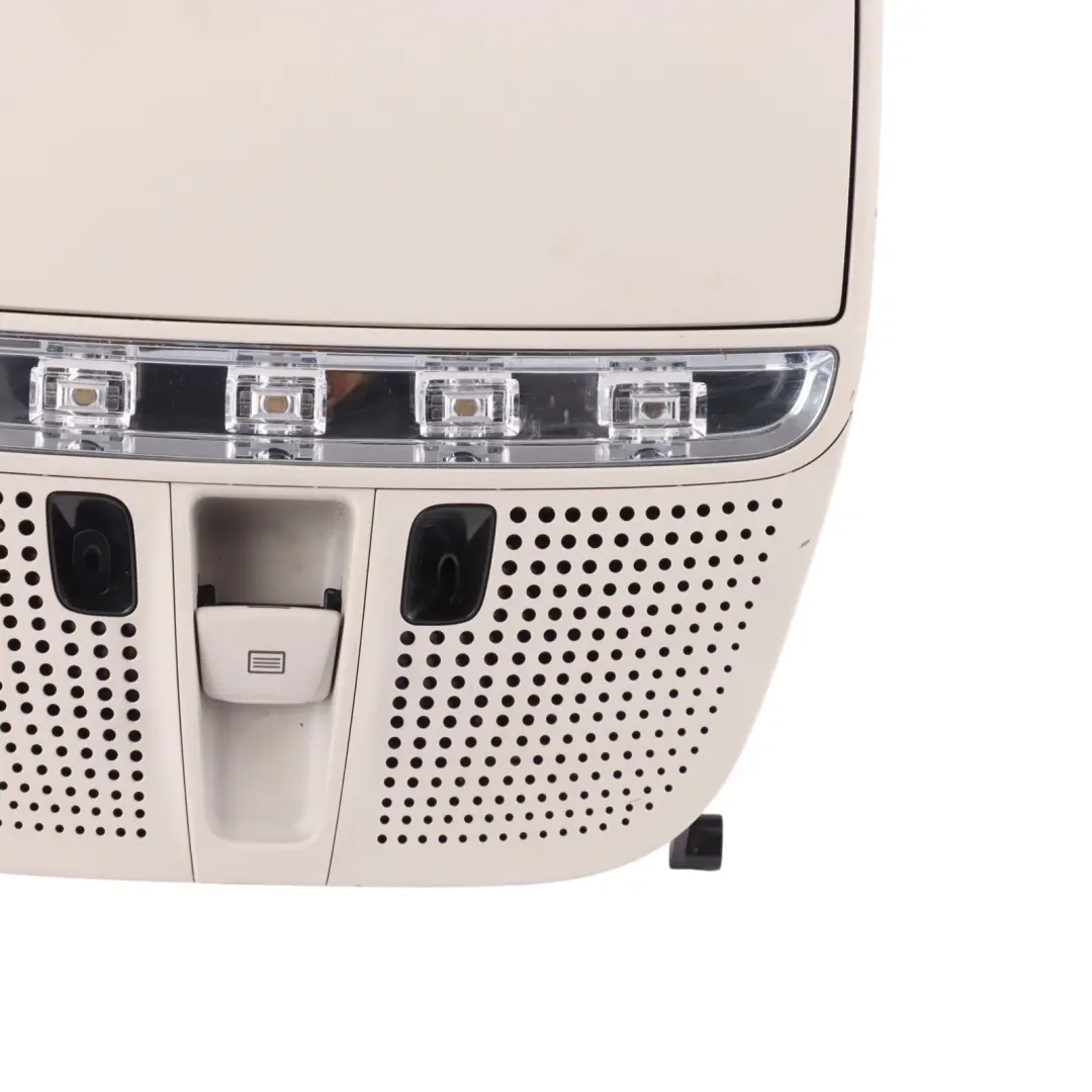 Interior Roof Headliner Reading Courtesy Light Greige to Mercedes W205 with Part number A0009002507 Mercedes W205 Interior Roof Headliner Reading Courtesy Light Greige - SKU A0009002507 - Part number A0009002507
