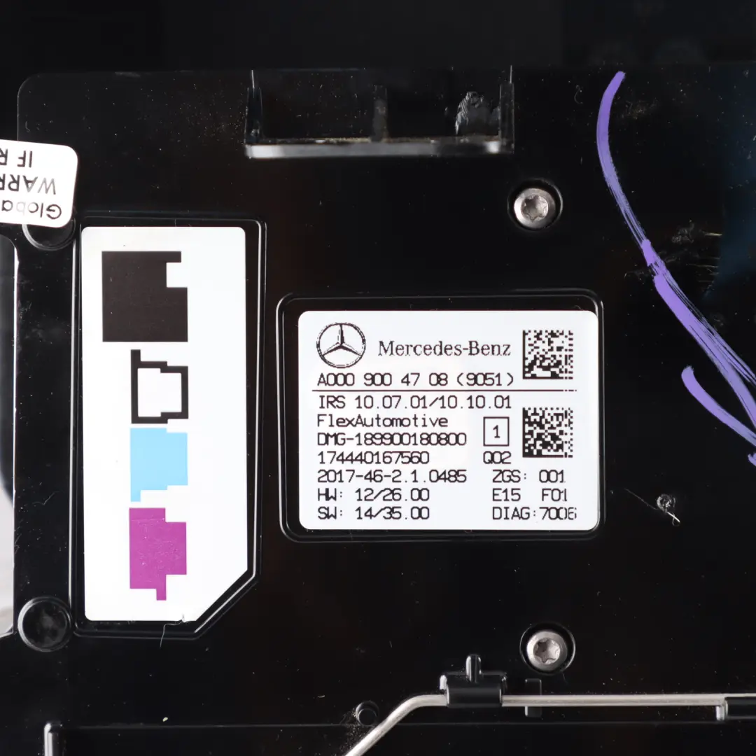 Roof Light Front Reading Lamp Interior Switch Panel to Mercedes W176 with Part number A0009004708 Mercedes W176 Roof Light Front Reading Lamp Interior Switch Panel - SKU A0009004708-1 - Part number A0009004708