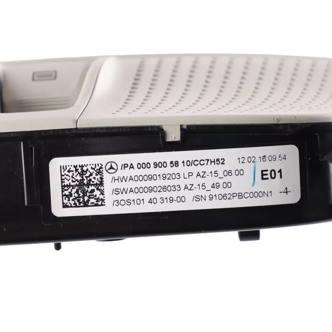 Mercedes W213 C238 Interior Headliner Reading Light Panoramic Roof - SKU A0009005810 - Part number A0009005810