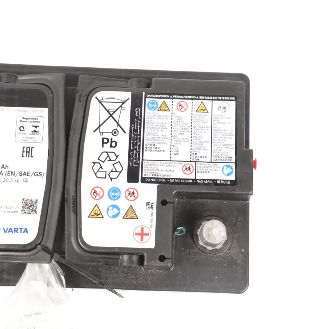 Mercedes AGM Accumulator Battery 70Ah 720A 12V Varta - SKU A0019828008 - Part number A0019828008