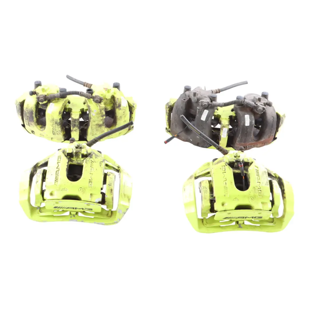 Mercedes C216 W221 AMG Brake Caliper Set Front Rear Left Right N/O/S - SKU A0044202983-1 - Part number A0044202983