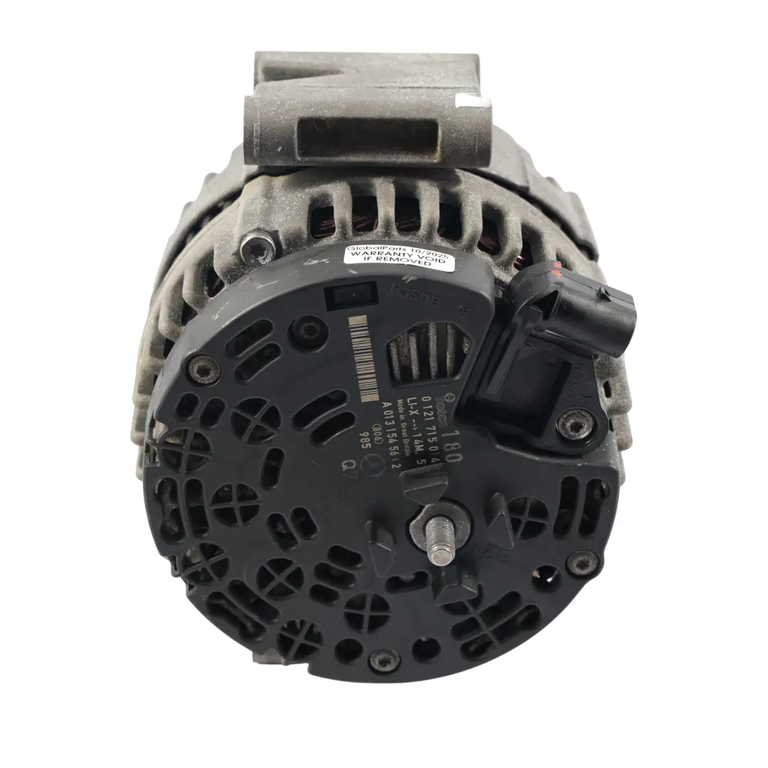 Mercedes W204 W212 Alternatore Generatore M272 180A 14V Benzina - SKU A0131545602 - Numero di parte A0131545602
