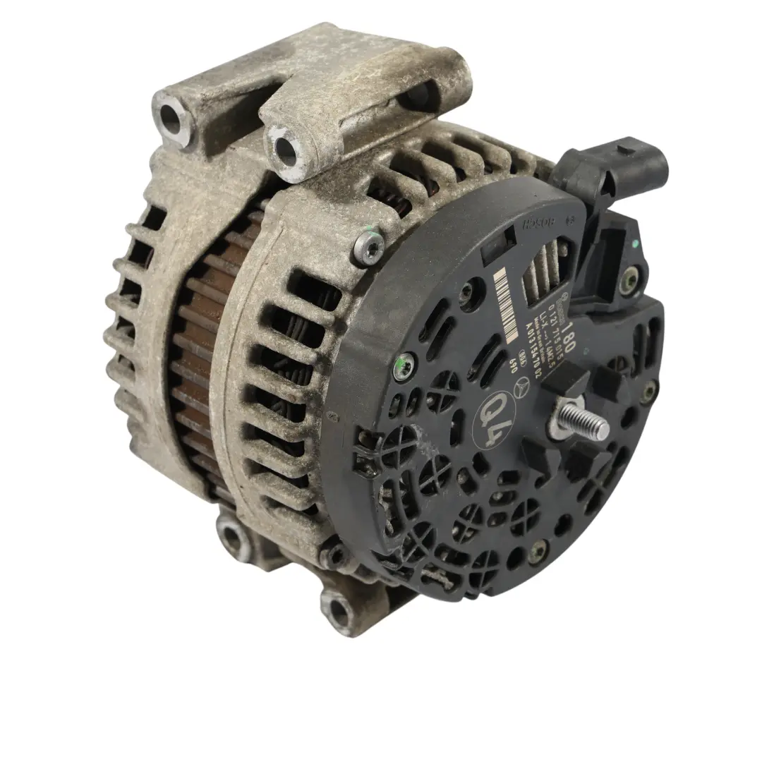 Mercedes W211 CLS C219 Alternator OM642 Diesel 14V 180A - SKU A0131547002 - Numer Części A0131547002