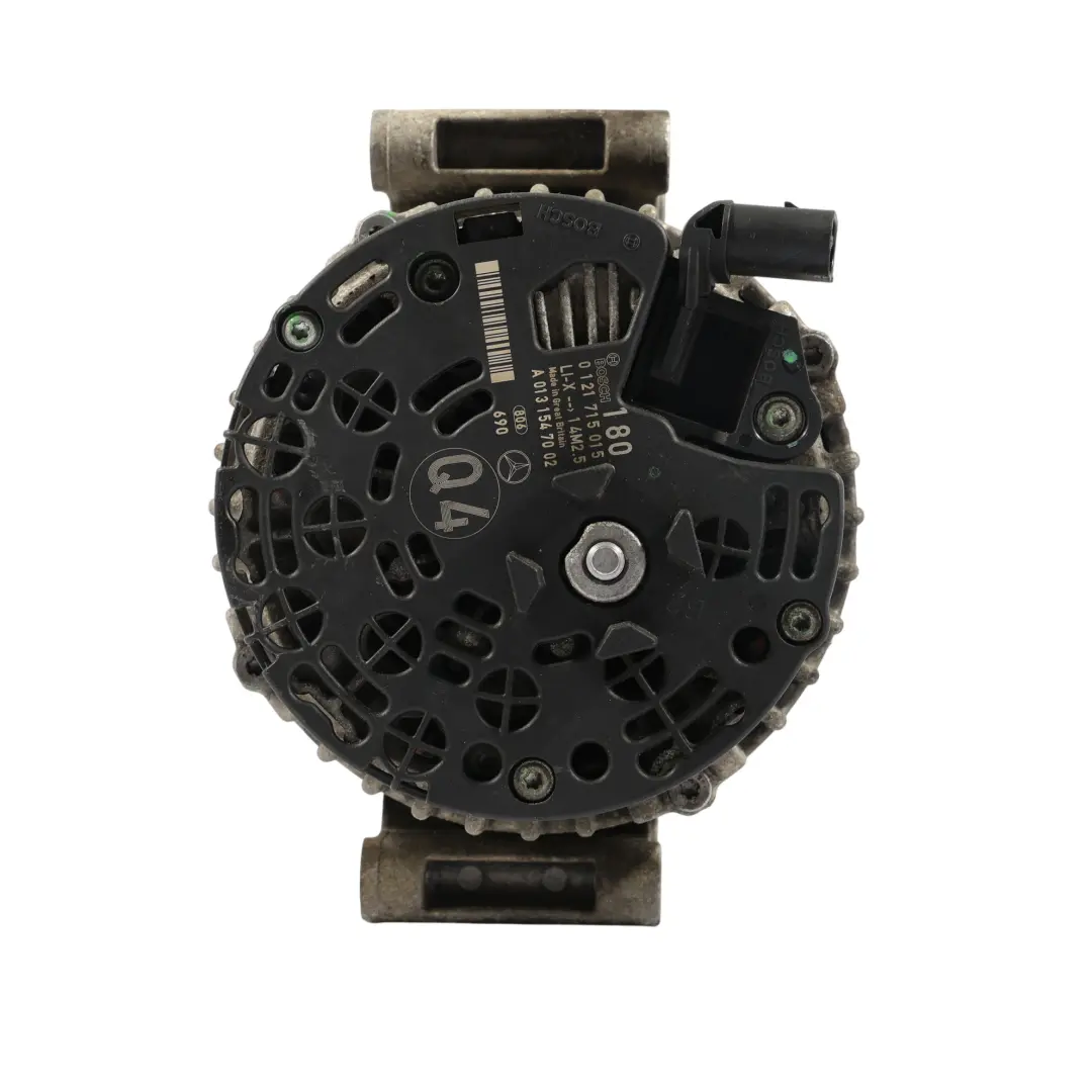 Mercedes W211 CLS C219 Alternatore Generatore OM642 Diesel 14V 180A - SKU A0131547002 - Numero di parte A0131547002