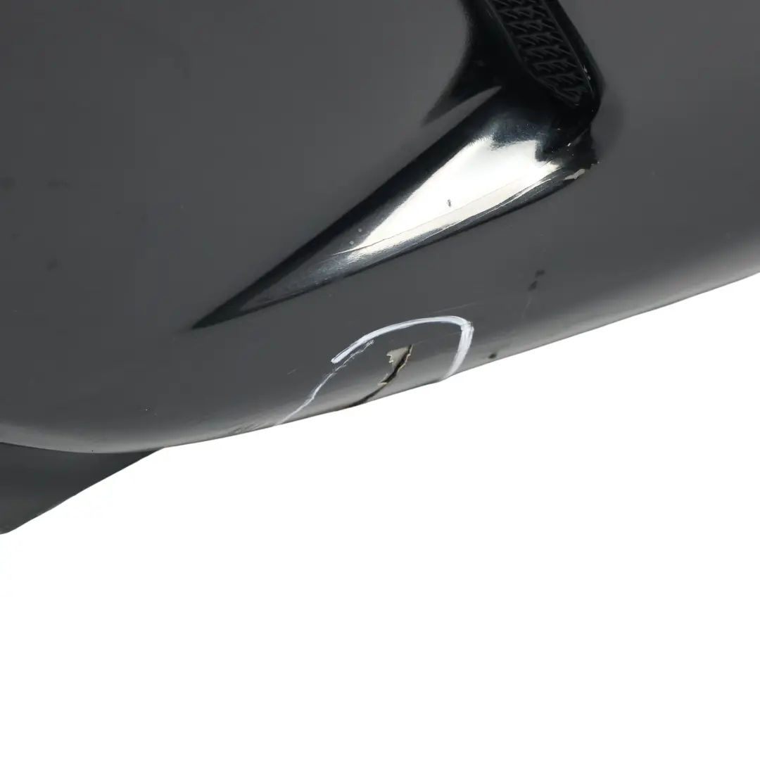 Mercedes C117 AMG Rear Bumper Trim Panel Cosmic Cosmos Black B13 - SKU A1178805040-KB - Part number A1178805040