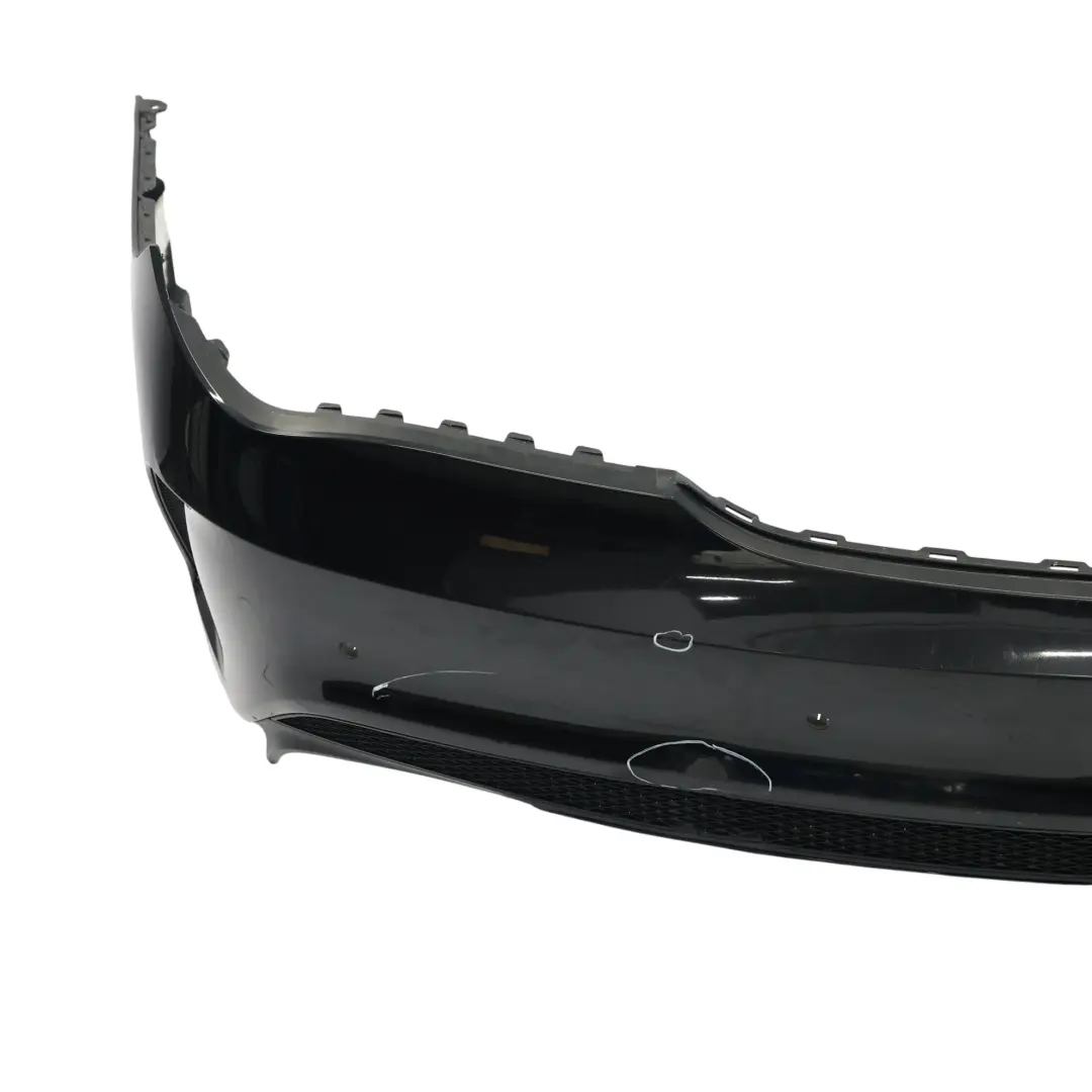 Bumper Trim Panel Cosmic Cosmos Black B13 to Mercedes C117 AMG Rear with Part number A1178805040 Mercedes C117 AMG Rear Bumper Trim Panel Cosmic Cosmos Black B13 - SKU A1178805040-KB - Part number A1178805040