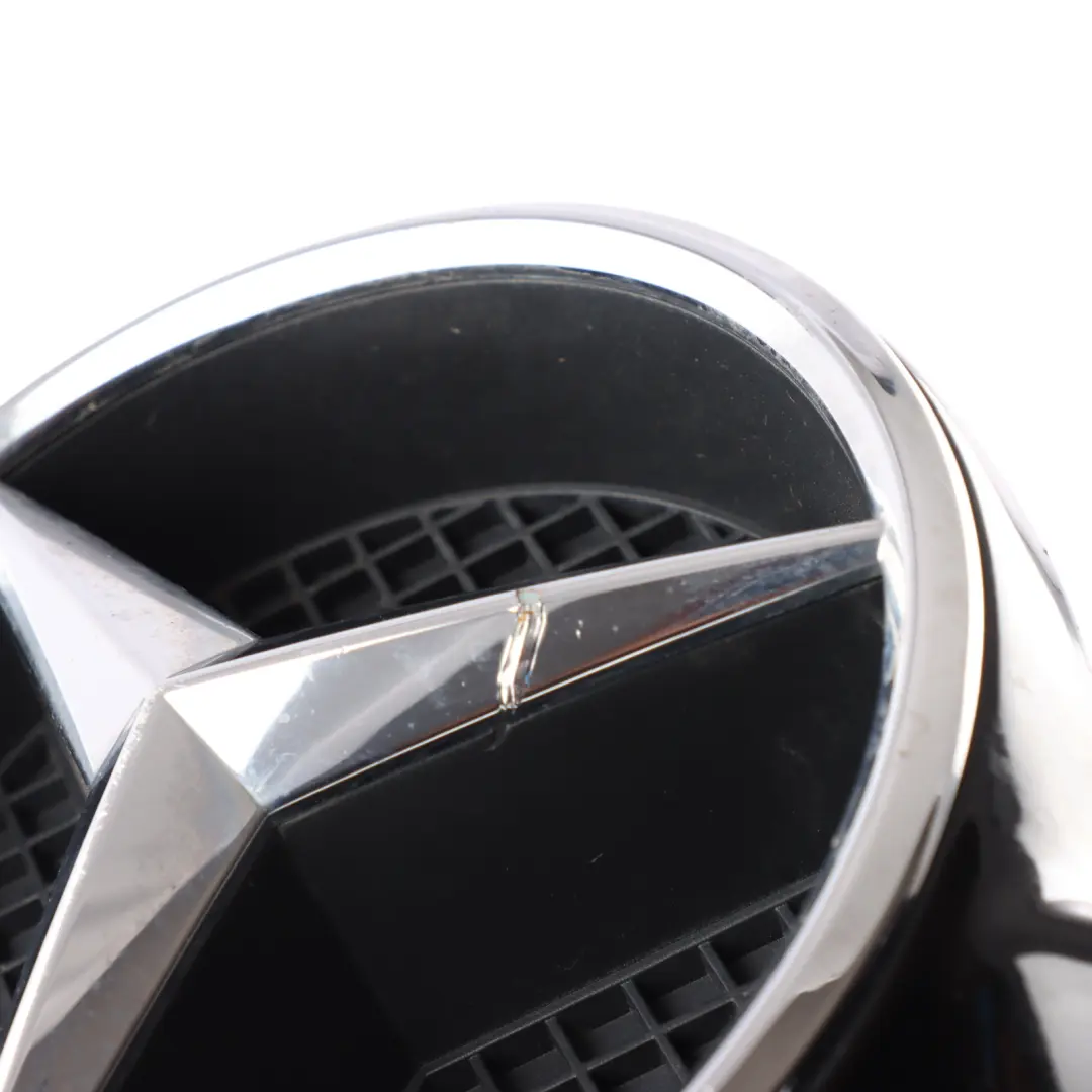 Front Bumper Grille Badge Panel Cover Trim to Mercedes CLA C117 AMG with Part number A1178880060 Mercedes CLA C117 AMG Front Bumper Grille Badge Panel Cover Trim - SKU A1178880060-1 - Part number A1178880060