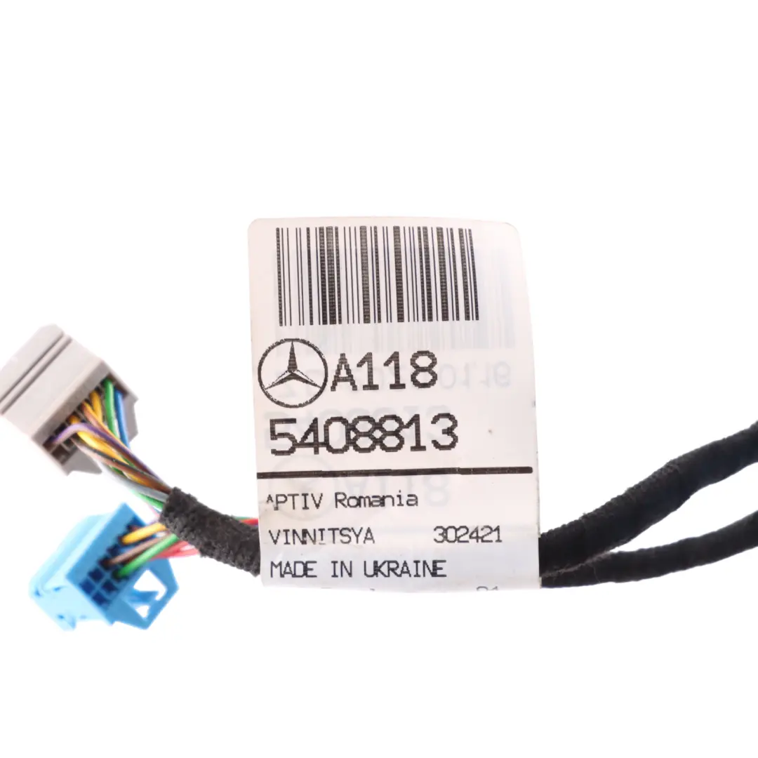 Mercedes C118 Door Electrical Wiring Harness Front Left Right N/O/S - SKU RHD-A1185408813 - Part number A1185408813