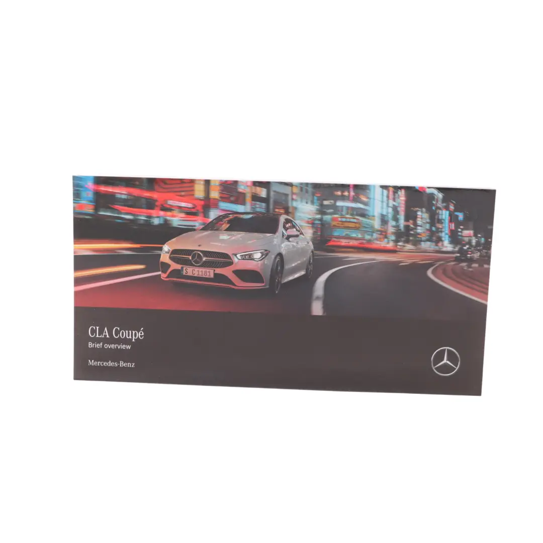Owner's Handbook Service Booklet Case Etui to Mercedes CLA X118 with Part number A1185847304 Mercedes CLA X118 Owner's Handbook Service Booklet Case Etui - SKU A1185847304 - Part number A1185847304