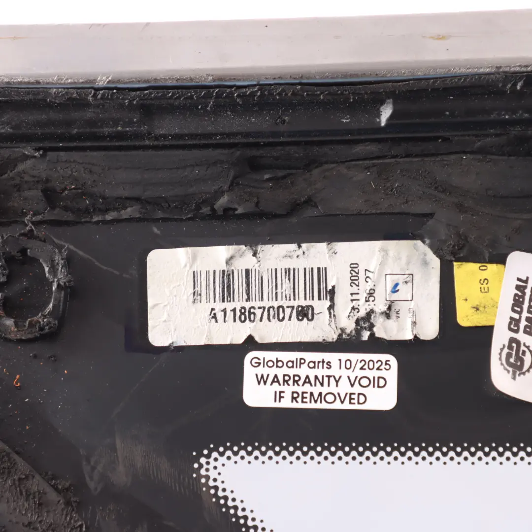 Quarter Side Window Fixed Glass Tinted Left N/S to Mercedes X118 Rear with Part number A1186700700 Mercedes X118 Rear Quarter Side Window Fixed Glass Tinted Left N/S - SKU A1186700700 - Part number A1186700700