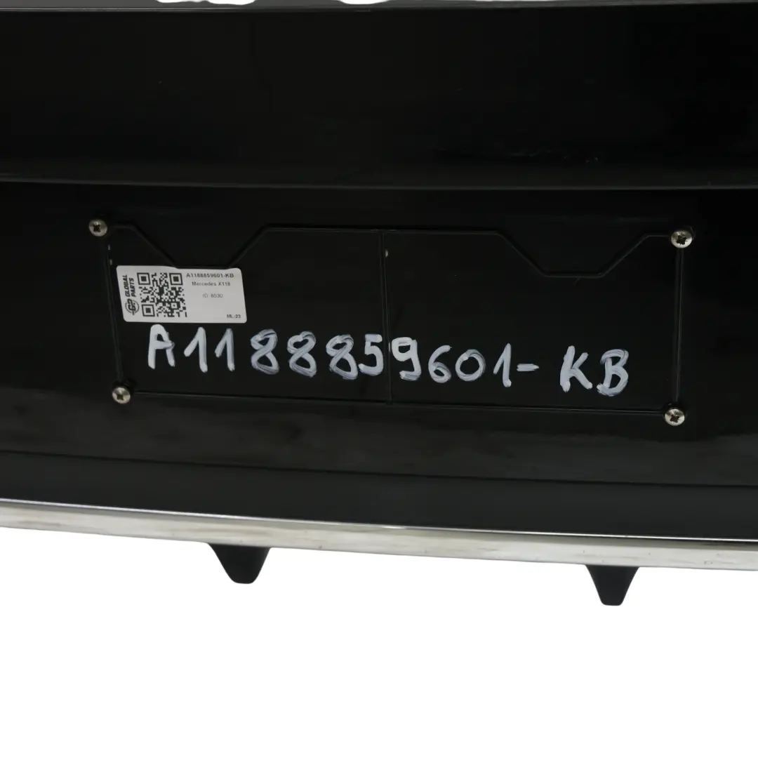 Tylny Zderzak AMG Kosmos Black Czarny Metalik - 191 do Mercedes X118 o numerze A1188859601 Mercedes X118 Tylny Zderzak AMG Kosmos Black Czarny Metalik - 191 - SKU A1188859601-KB - Numer Części A1188859601