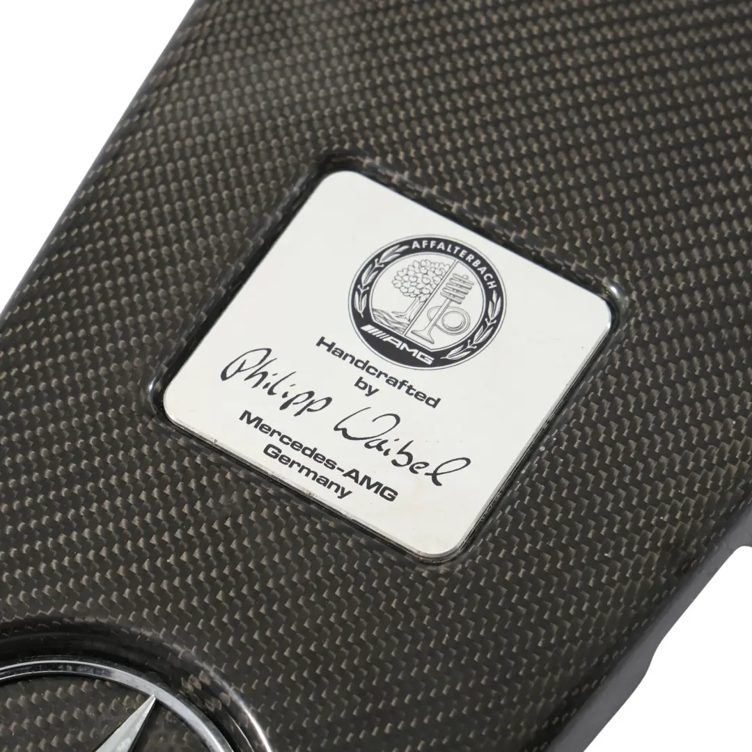 Upper Cover Carbon Fibre M157 to Mercedes W212 C216 W221 63 AMG Engine with Part number A1570105800 Mercedes W212 C216 W221 63 AMG Engine Upper Cover Carbon Fibre M157 - SKU A1570105800 - Part number A1570105800