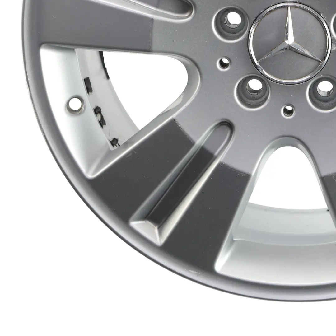 Alloy Rim 18" 8J ET:60 5-Spoke to Mercedes ML W164 Silver Wheel with Part number A1644014602 Mercedes ML W164 Silver Wheel Alloy Rim 18" 8J ET:60 5-Spoke - SKU A1644014602-1 - Part number A1644014602